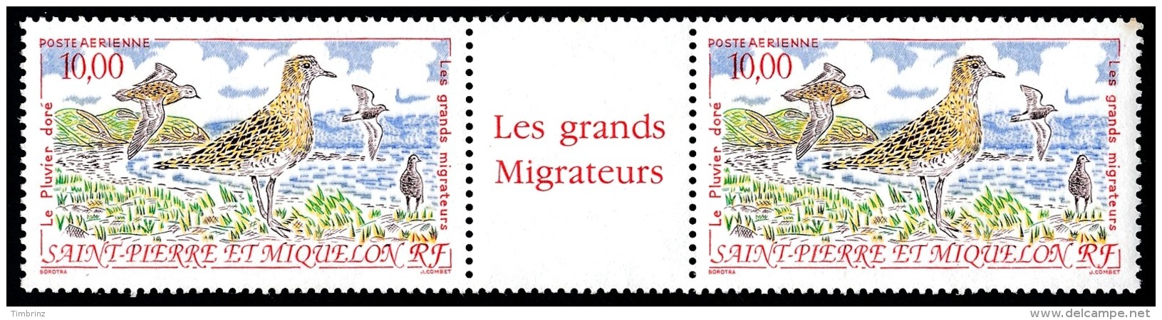 ST-PIERRE ET MIQUELON Année Complète 1993 + Paires AVION : Yv. 572 à 591 + PA72/73 X2 ** Faciale= 15,80 EUR Réf.SPM11463 - Annate Complete