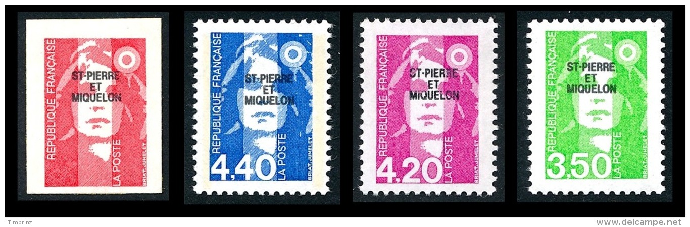 ST-PIERRE ET MIQUELON Année complète 1993 + paires AVION : Yv. 572 à 591 + PA72/73 x2 ** Faciale= 15,80 EUR Réf.SPM11463