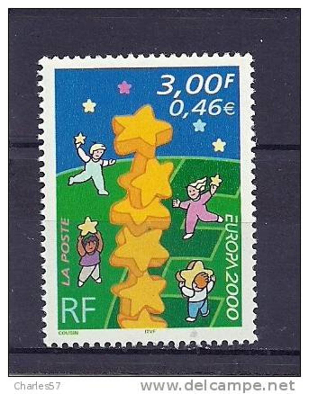 France:3327 **"Europa 2000" . Cote 1,00&euro; - Neufs