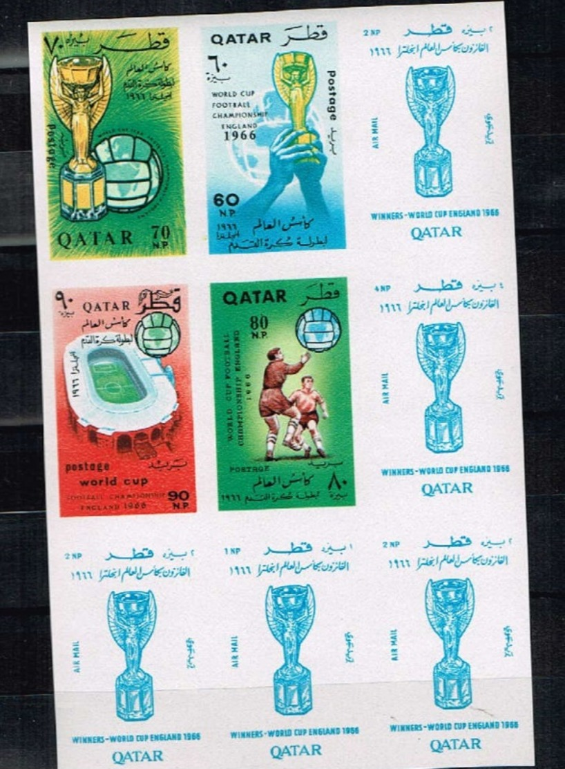 Qatar.1966 World Cup.Soccer.Football.Fussball.Imperforated.MNH** - 1966 – England