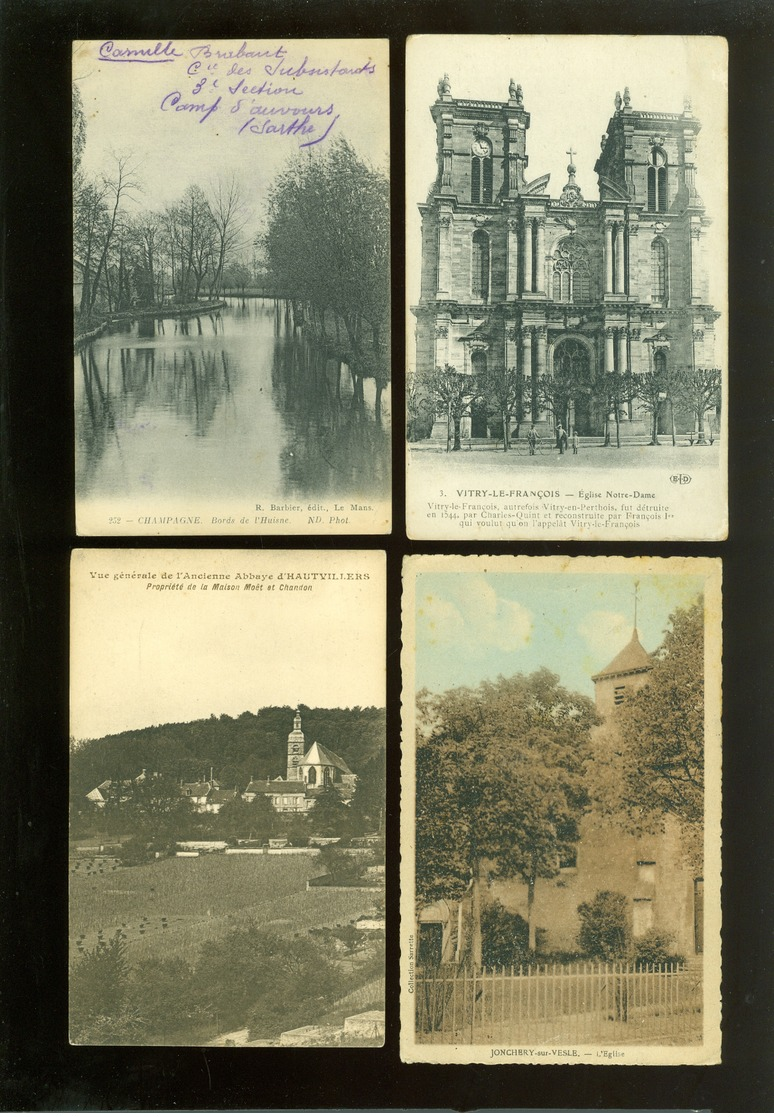 Beau Lot De 20 Cartes Postales De France  Marne          Mooi Lot Van 20 Postkaarten Van Frankrijk ( 51 ) - 20 Scans - 5 - 99 Postcards