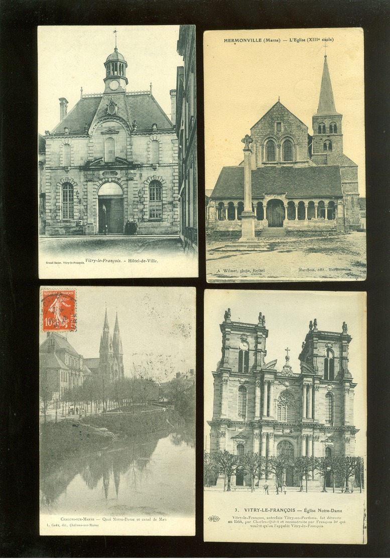 Beau Lot De 20 Cartes Postales De France  Marne          Mooi Lot Van 20 Postkaarten Van Frankrijk ( 51 ) - 20 Scans - 5 - 99 Postcards