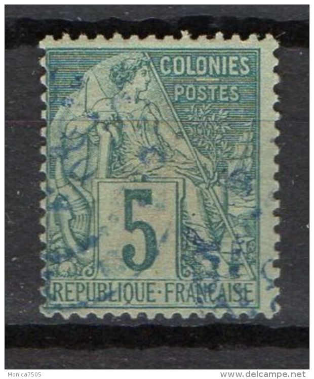 COLONIES GENERALES ( POSTE ) : Y&amp;T N°  49  TIMBRE  BIEN  OBLITERE . - Alphée Dubois