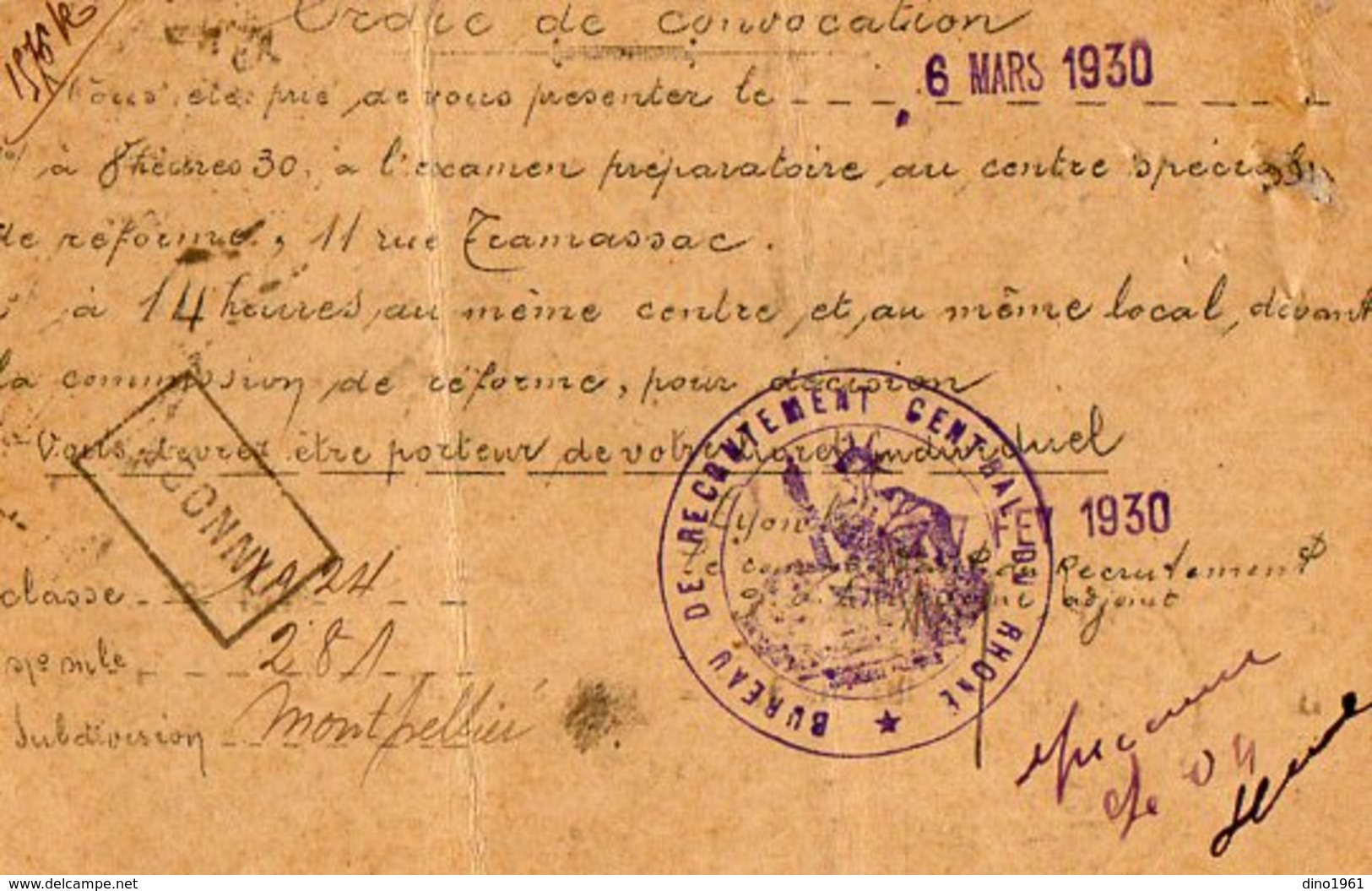 VP12.763 - MILITARIA - Carte - Lettre En Franchise Militaire - Soldat DELERT à GIVORS Pour LYON - Documentos
