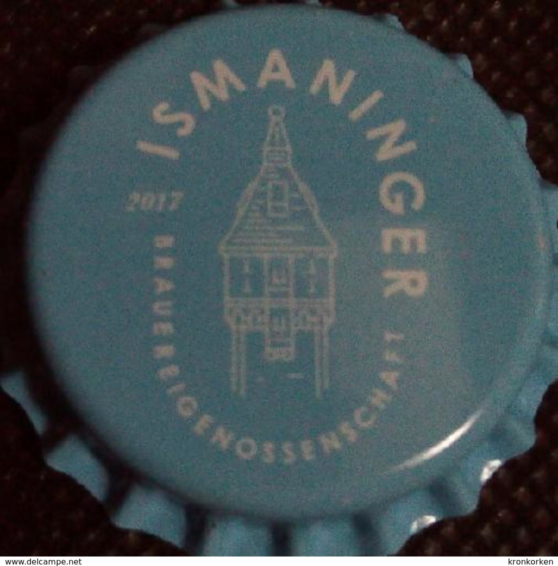 Ismaninger Bier Kronkorken 2018 Light Blue Beer Bottle Crown Cap TOP Tappi Tapon Corona Tappo Birra, Chapa De Cerveza - Beer