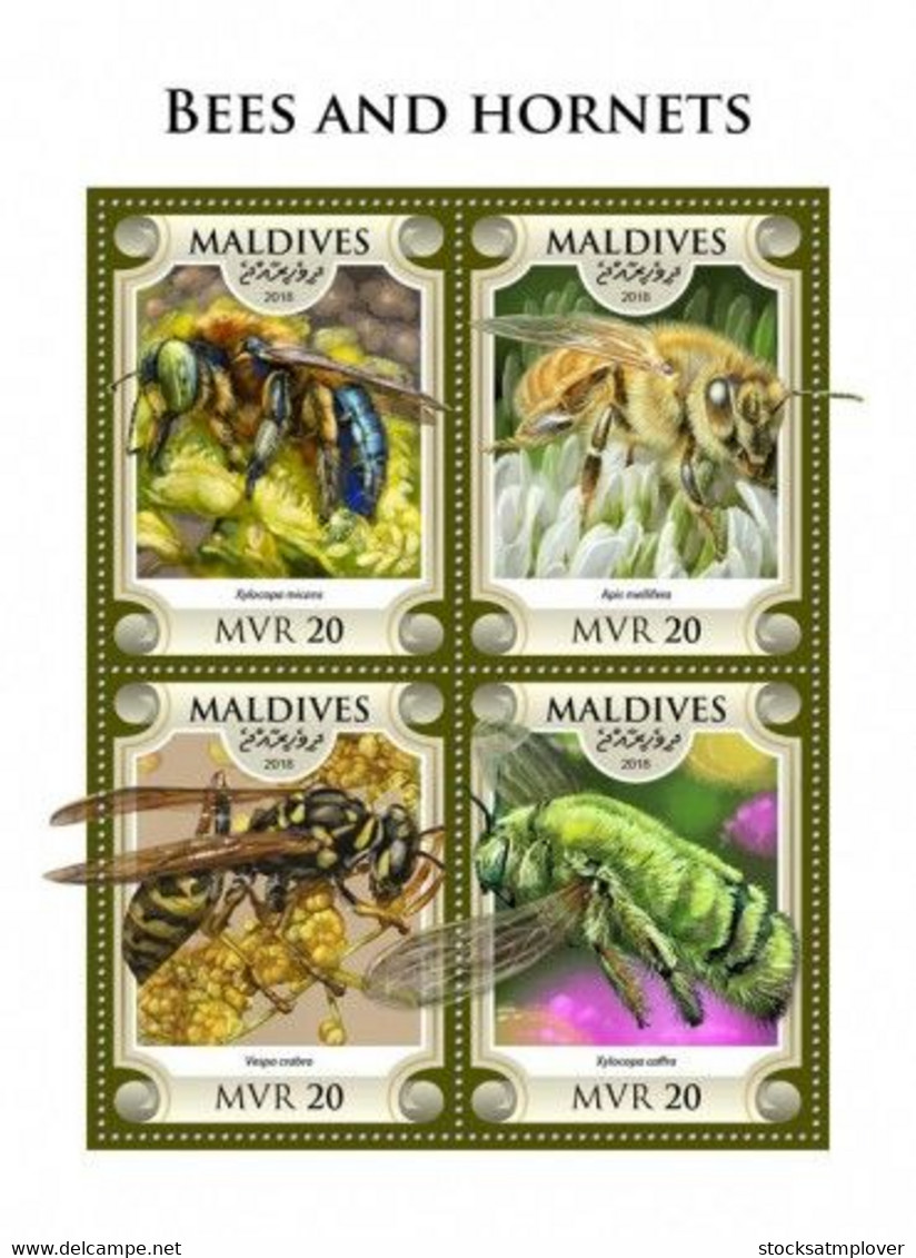 Maldives 2018  Bees  S201806 - Maldives (1965-...)