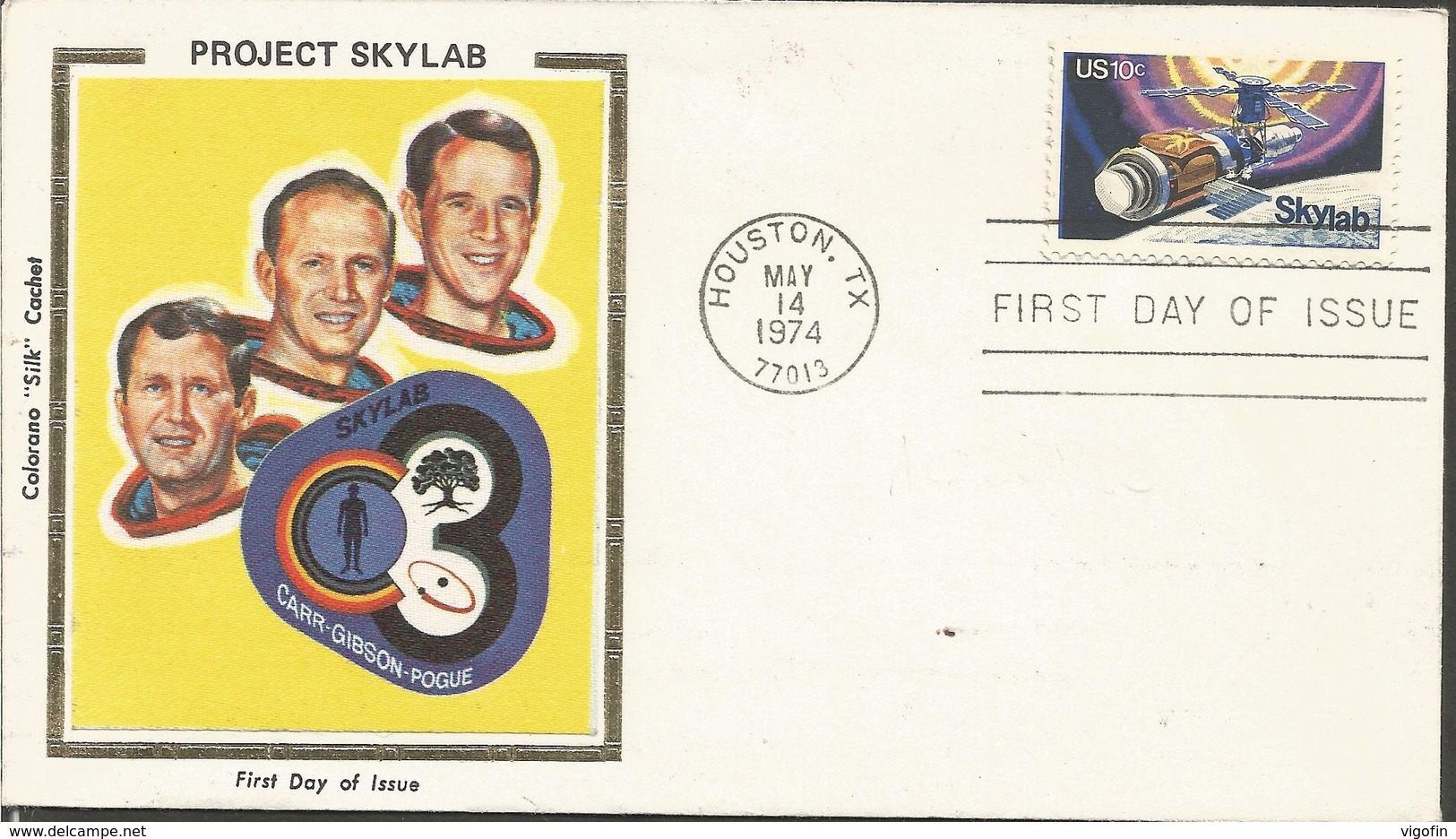 SPACE, U S A, FDC - North  America