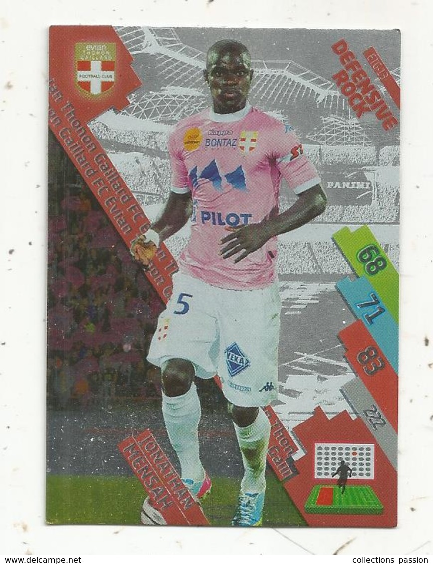 Football , Trading Card , Carte , ADRENALYN XL , 2014-2015 ,PANINI , Jonathan MENSAH , 2 Scans - Trading-Karten