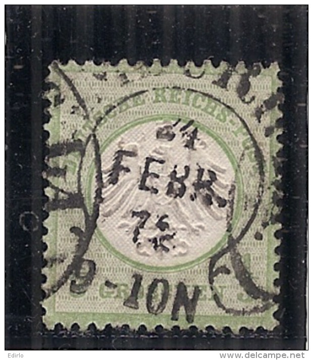 ALLEMAGNE Empire 1/3 Vert Jaune   N° 2 Côte 50&euro; - Used Stamps