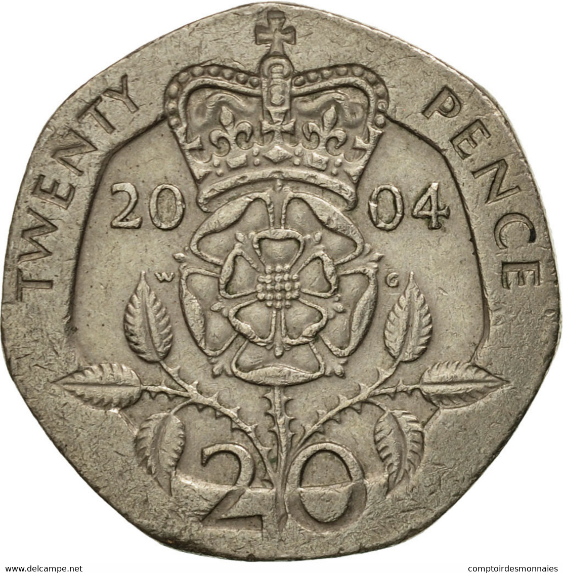 Monnaie, Grande-Bretagne, Elizabeth II, 20 Pence, 2004, TTB, Copper-nickel - 20 Pence