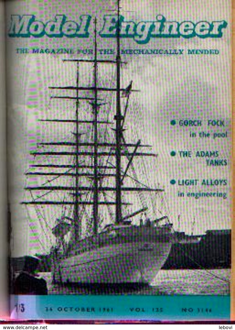 « MODEL ENGINEER – Volume 125 – July-December 1961 » - Ed. Percival Marshell & Co, Londres - Anglais