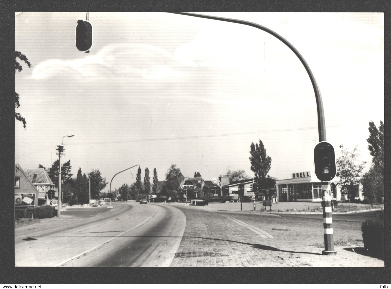 Waarschoot - Steenweg Op Eeklo - Nieuwstaat - Fotokaart - Shell Pompstation - Waarschoot