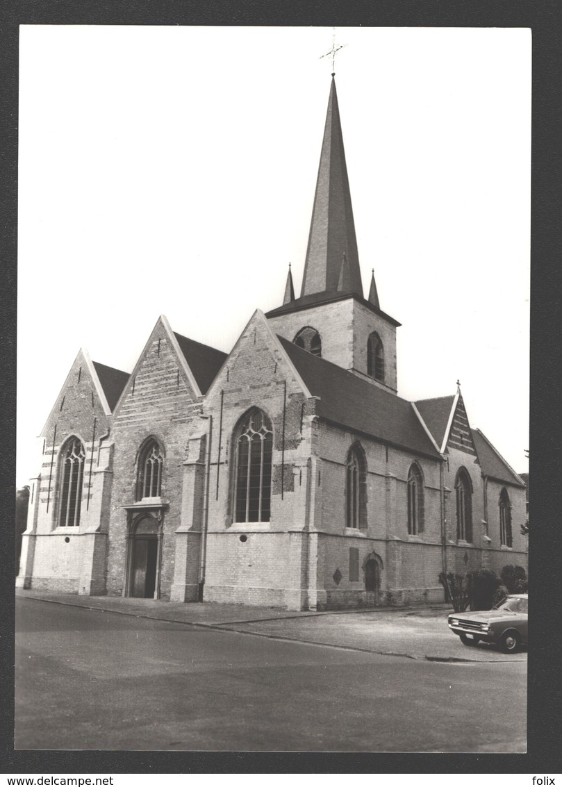 Zingem - Kerk Van De H. Bavo - Nieuwstaat - Ford Classic Car - Fotokaart - Zingem