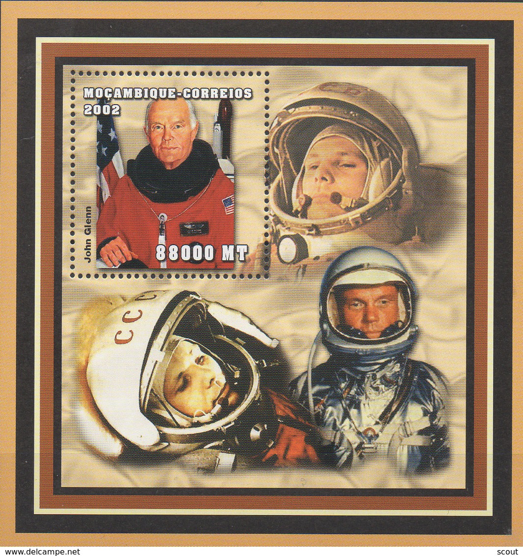 MOZAMBICO MOCAMBIQUE 2002 ASTRONAUTA JOHN GLENN BF MNH ** - Africa