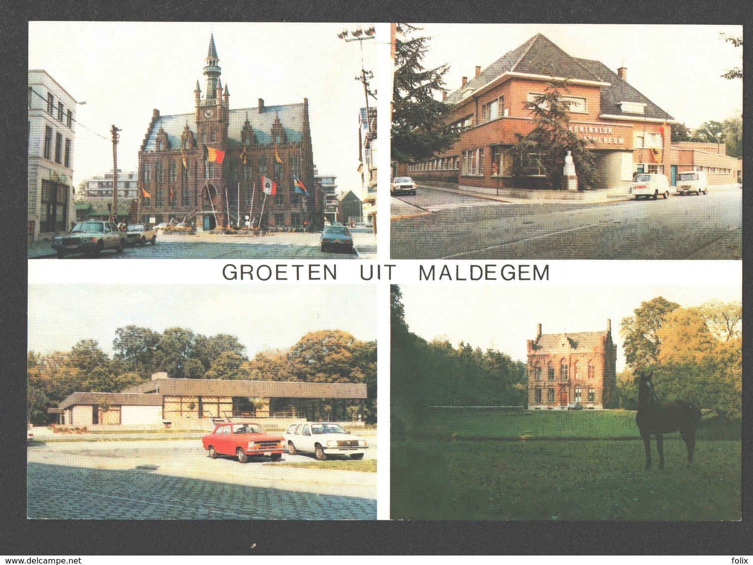 Maldegem - Groeten Uit Maldegem - Nieuwstaat - Vintage Cars - Maldegem