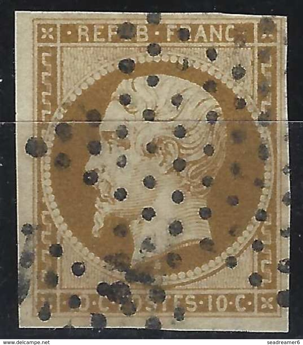 1852 Louis Napoléon N°9b Bistre Brun Obl étoile De Paris Belle Frappe, Belles Marges, Tres Frais Signé Jamet - 1852 Louis-Napoléon