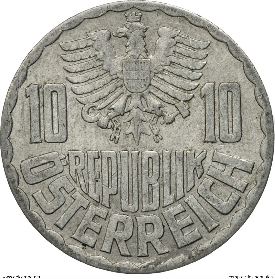 Monnaie, Autriche, 10 Groschen, 1963, Vienna, TTB, Aluminium, KM:2878 - Autriche