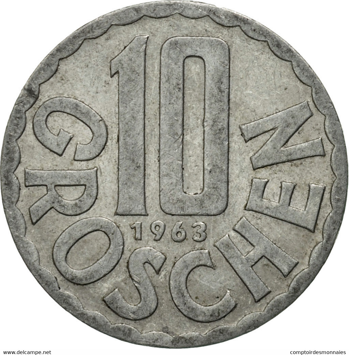 Monnaie, Autriche, 10 Groschen, 1963, Vienna, TTB, Aluminium, KM:2878 - Autriche