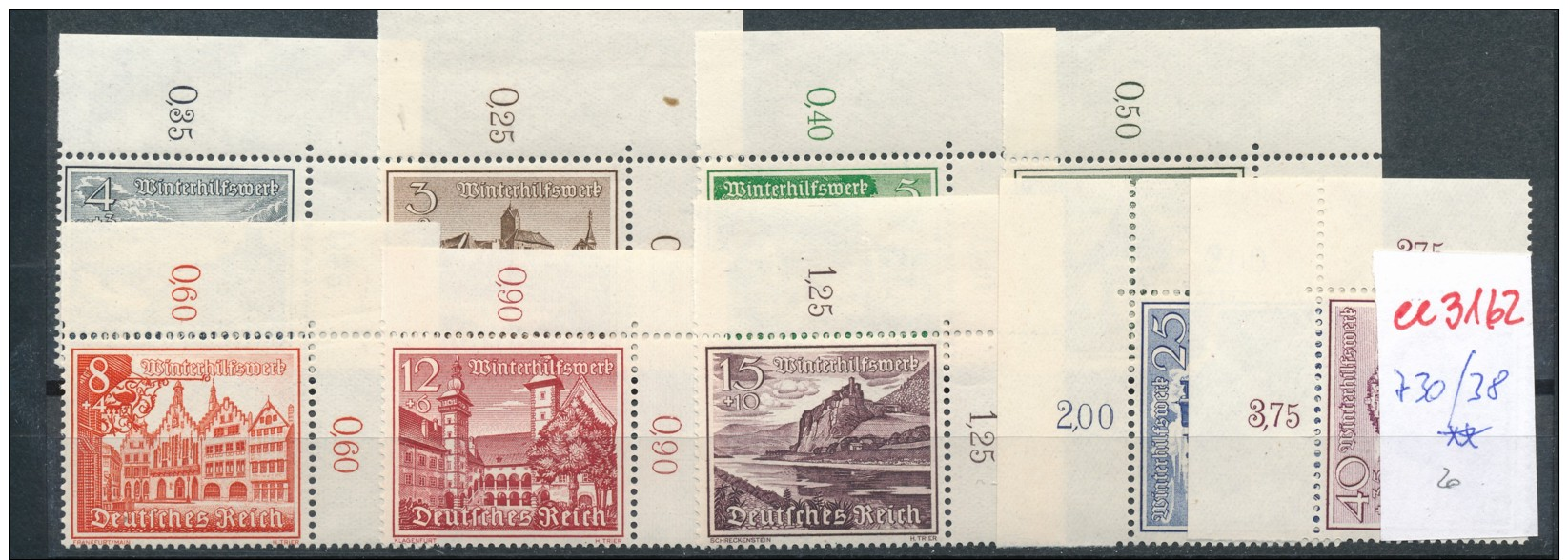 D.-Reich Nr. 730-8  **    ( Ee3162 ) Siehe Scan ! - Ungebraucht