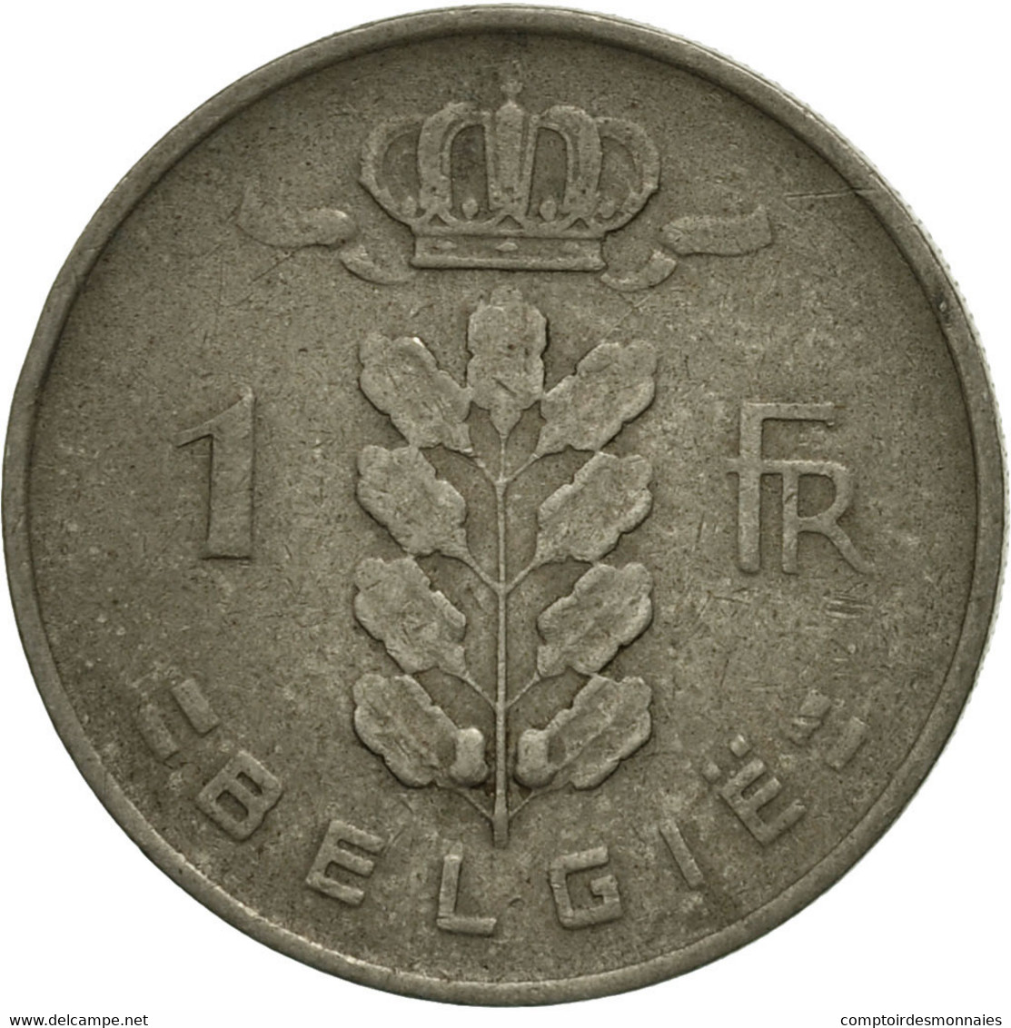 Monnaie, Belgique, Franc, 1951, TB, Copper-nickel, KM:143.1 - 1 Franc