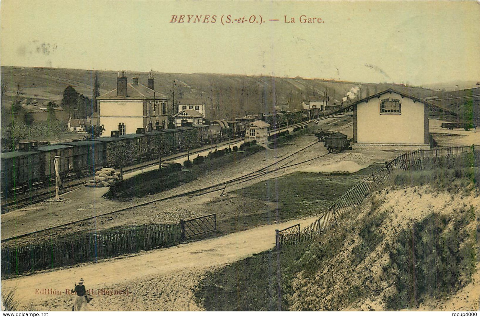 78 BEYNES   La Gare   2scans - Beynes