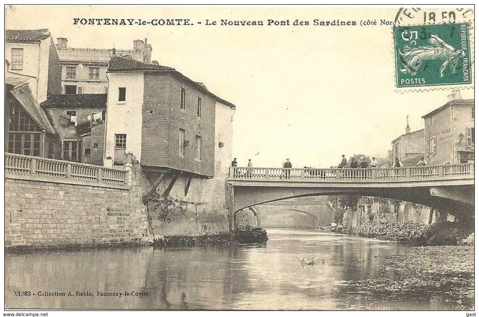 85  FONTENAY  LE  COMTE   LE  NOUVEAU  PONT  DES  SARDINES - Fontenay Le Comte