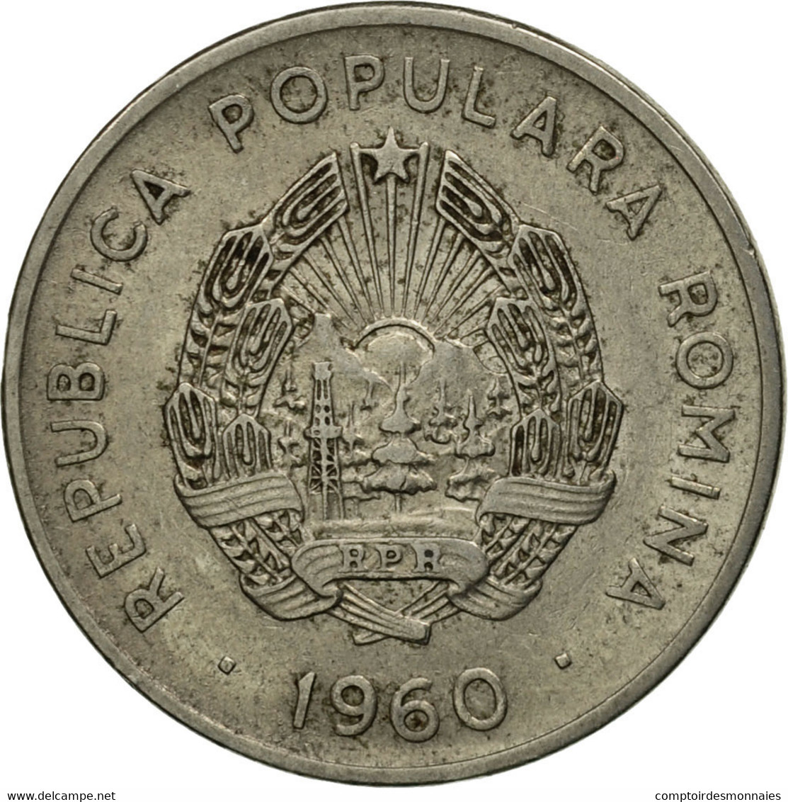 Monnaie, Roumanie, 15 Bani, 1960, TB+, Nickel Clad Steel, KM:87 - Roumanie