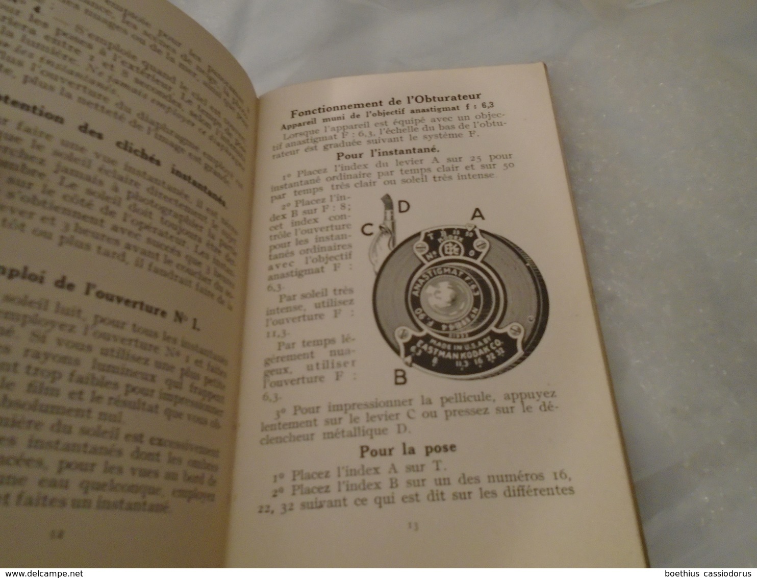 MANUEL DES APPAREILS " HAWK EYE " N° 2 Et 2A Pliants à Bobines (Modèle B), KODAK PATHE PHOTOGRAPHIE - Matériel & Accessoires