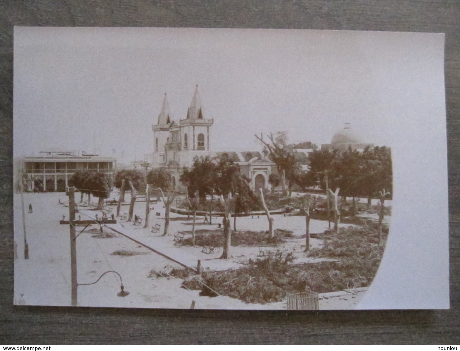 Photograph Tarjeta Postal - Chile Chili - Unknown Location - (Same) Church Iglesia Park - Chili