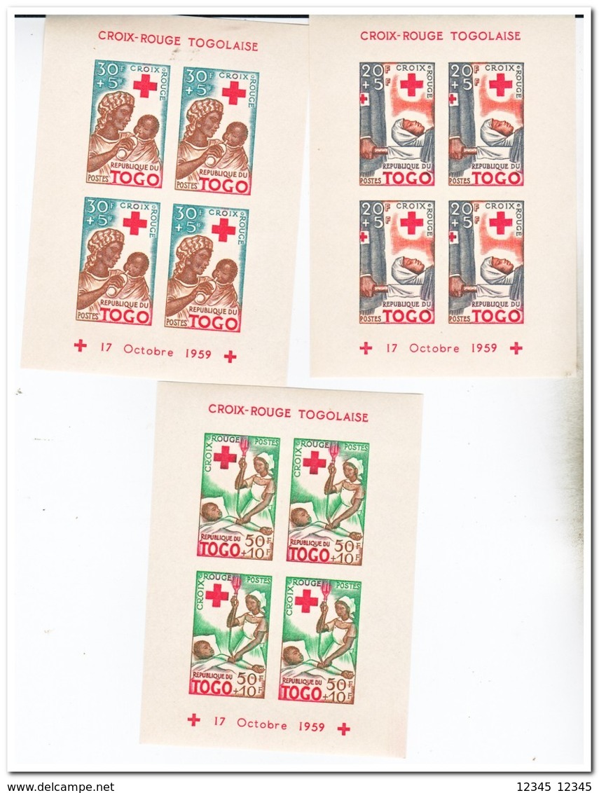 Togo 1959, Postfris MNH, Red Cross ( Imperferadet ) - Togo (1960-...)