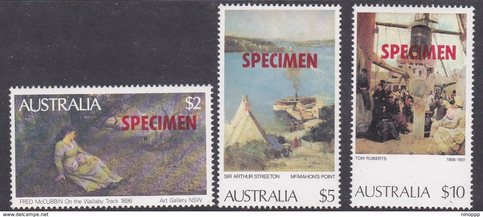 Australia 1974 Paintings SPECIMEN, Mint Never Hinged - Prove & Ristampe