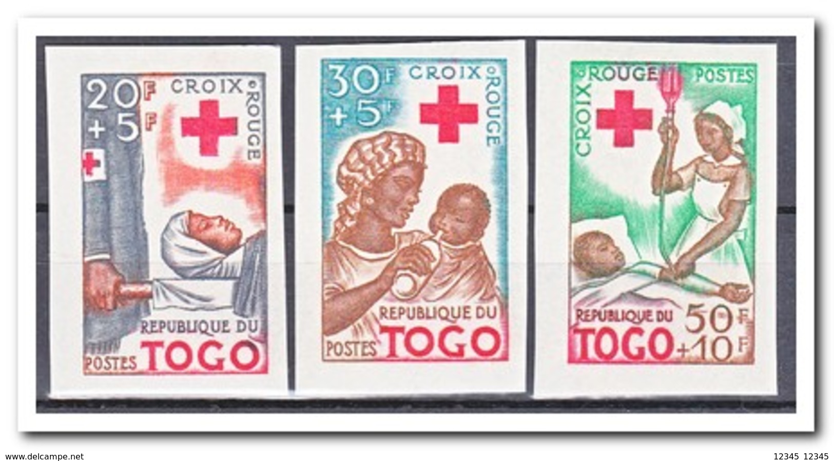 Togo 1959, Postfris MNH, Red Cross ( Imperferadet ) - Togo (1960-...)