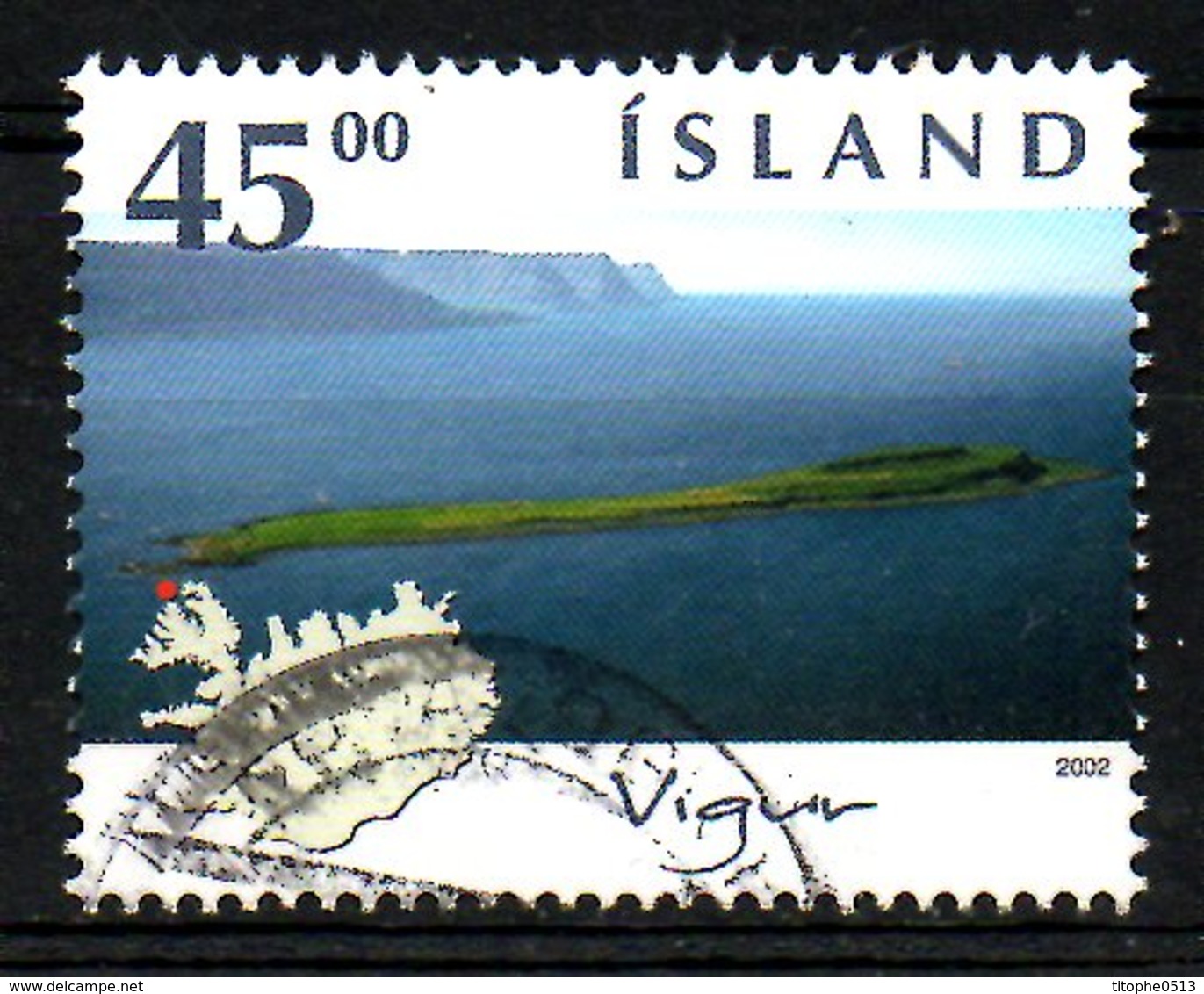 ISLANDE. N°947 Oblitéré De 2002. Vigur. - Used Stamps