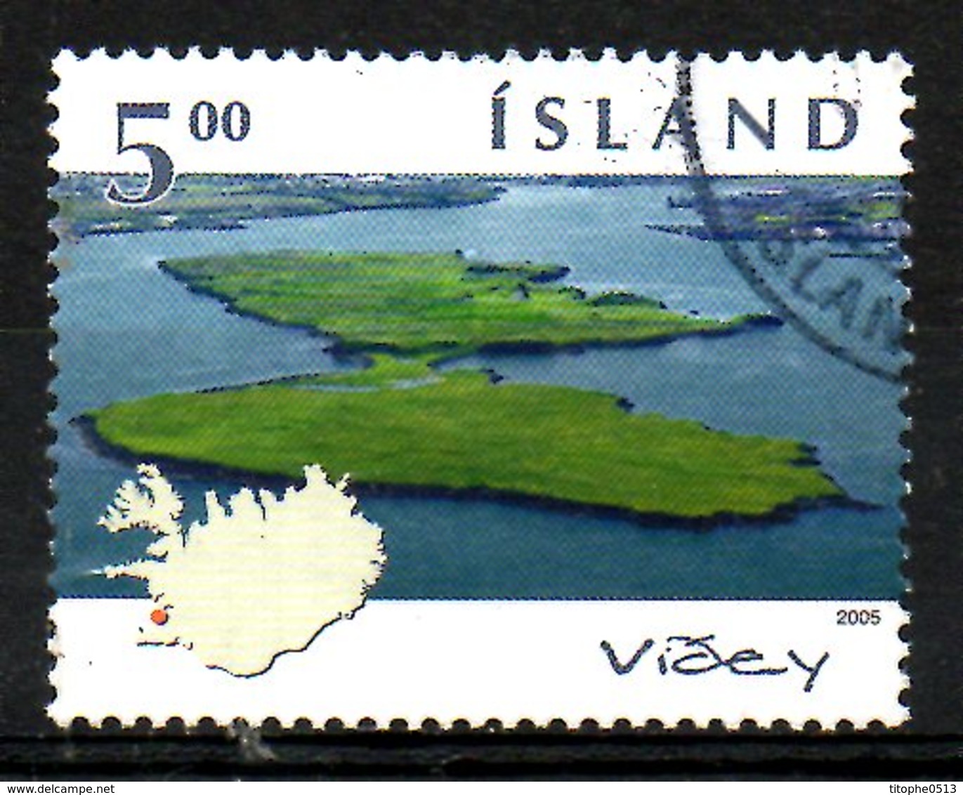 ISLANDE. N°1010 Oblitéré De 2005. Ile. - Gebraucht