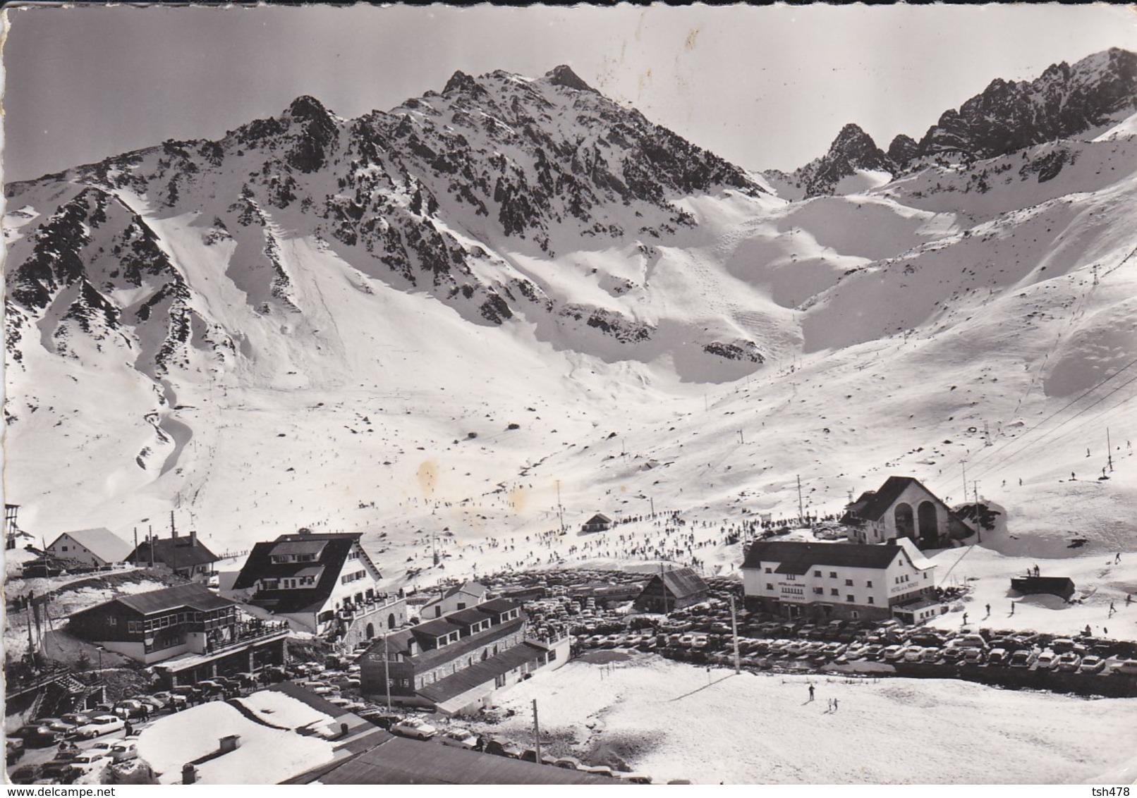 65-----LA MONGIE--pistes Sud-téléskis De Pène Blanque Carrière, Dome Et Pain- De-sucre--voir 2 Scans - Autres & Non Classés