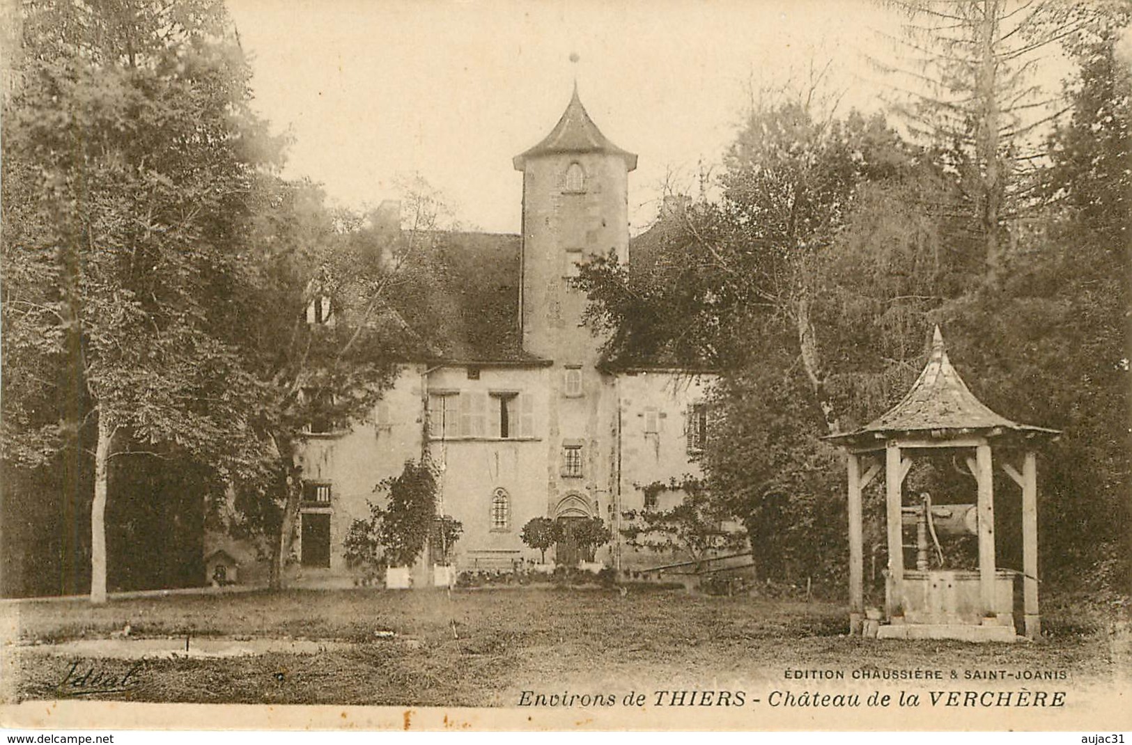 Dép 63 - Chateaux - Escoutoux - Environs De Thiers - Château De La Verchère - état - Autres & Non Classés