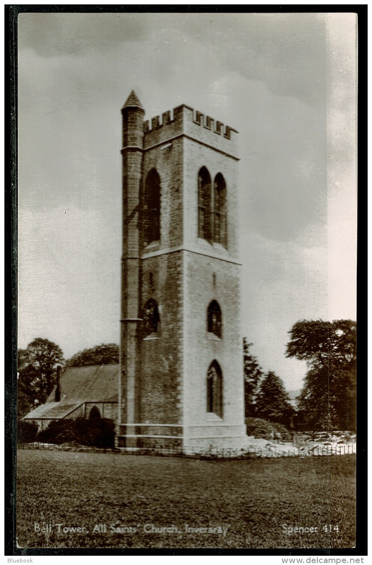 RB 1215 - Real Photo Postcard Bell Tower All Saints Church Inveraray Argyllshire Scotland - Argyllshire