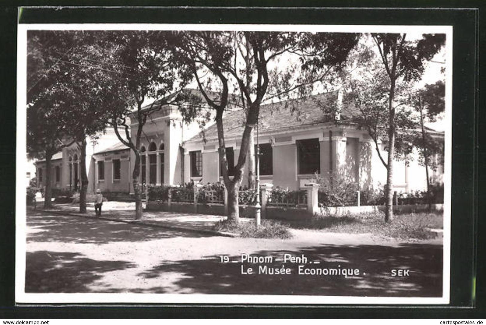 CPA Phnom-Penh, Le Musée Economique, Museum - Autres & Non Classés