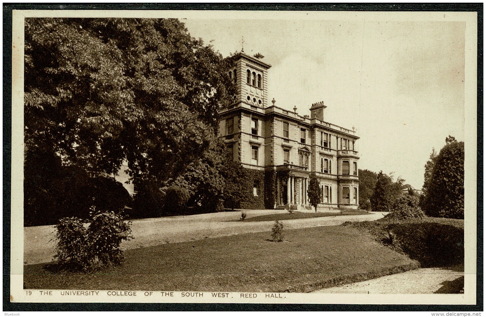 RB 1214 - Early Postcard - Reed Hall - University Of The South West - Exeter Devon - Exeter