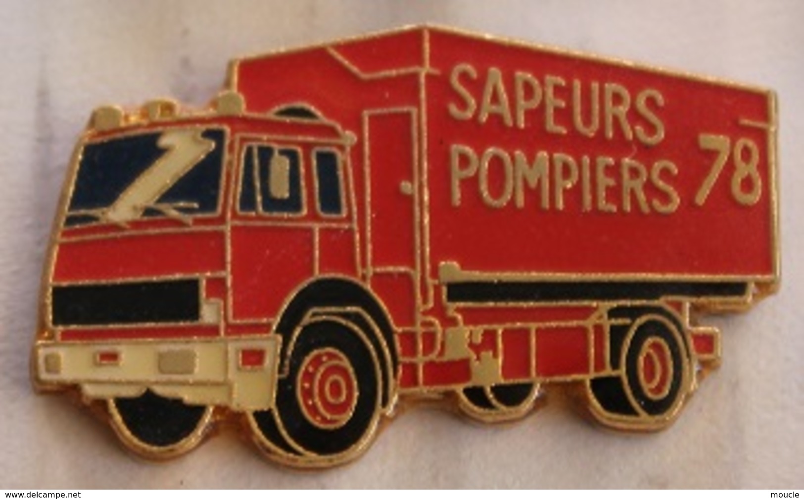 SAPEURS POMPIERS 78 - YVELINES - REGION ÎLE DE FRANCE - CAMIONS  -       (JAUNE) - Feuerwehr