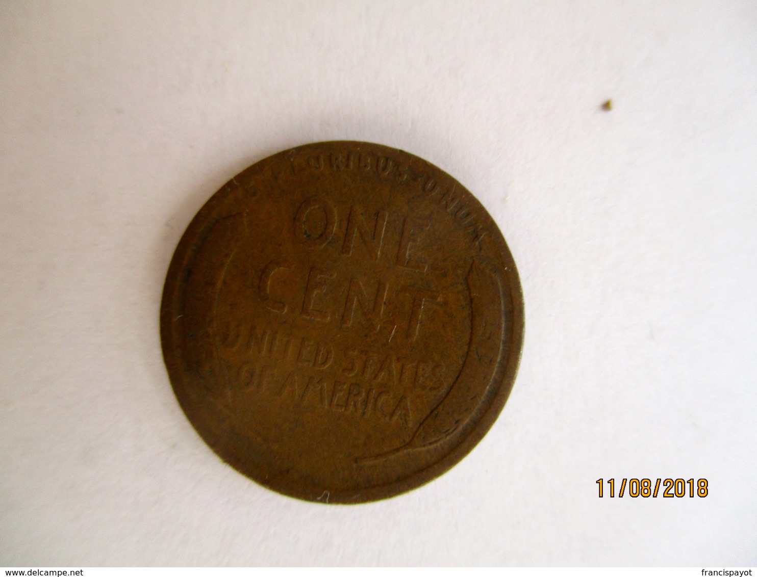 USA 1 Cent 1913 - 1909-1958: Lincoln, Wheat Ears Reverse