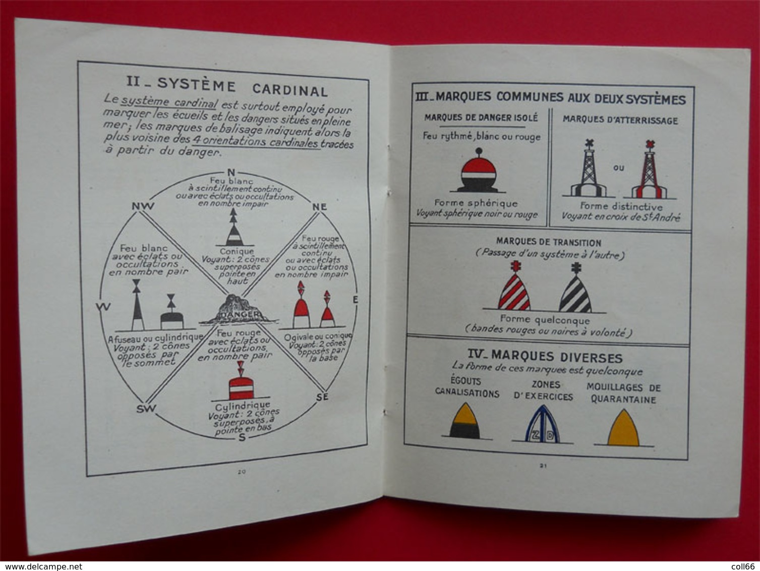 1953 Brochure Feux et signaux pour navigateurs nombreuses illustrations 32 pages édit Ozanne Paris illustré Paul Peron