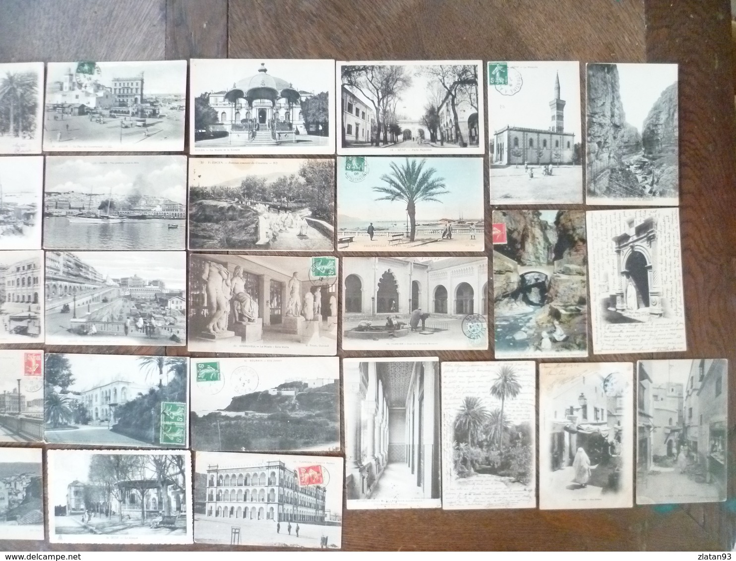 JOLI LOT 31 CARTES POSTALES D'ALGERIE SURTOUT NOIR & BLANC Et ECRITES Avec TIMBRES FRANCAIS & ALGERIEN - Sonstige & Ohne Zuordnung