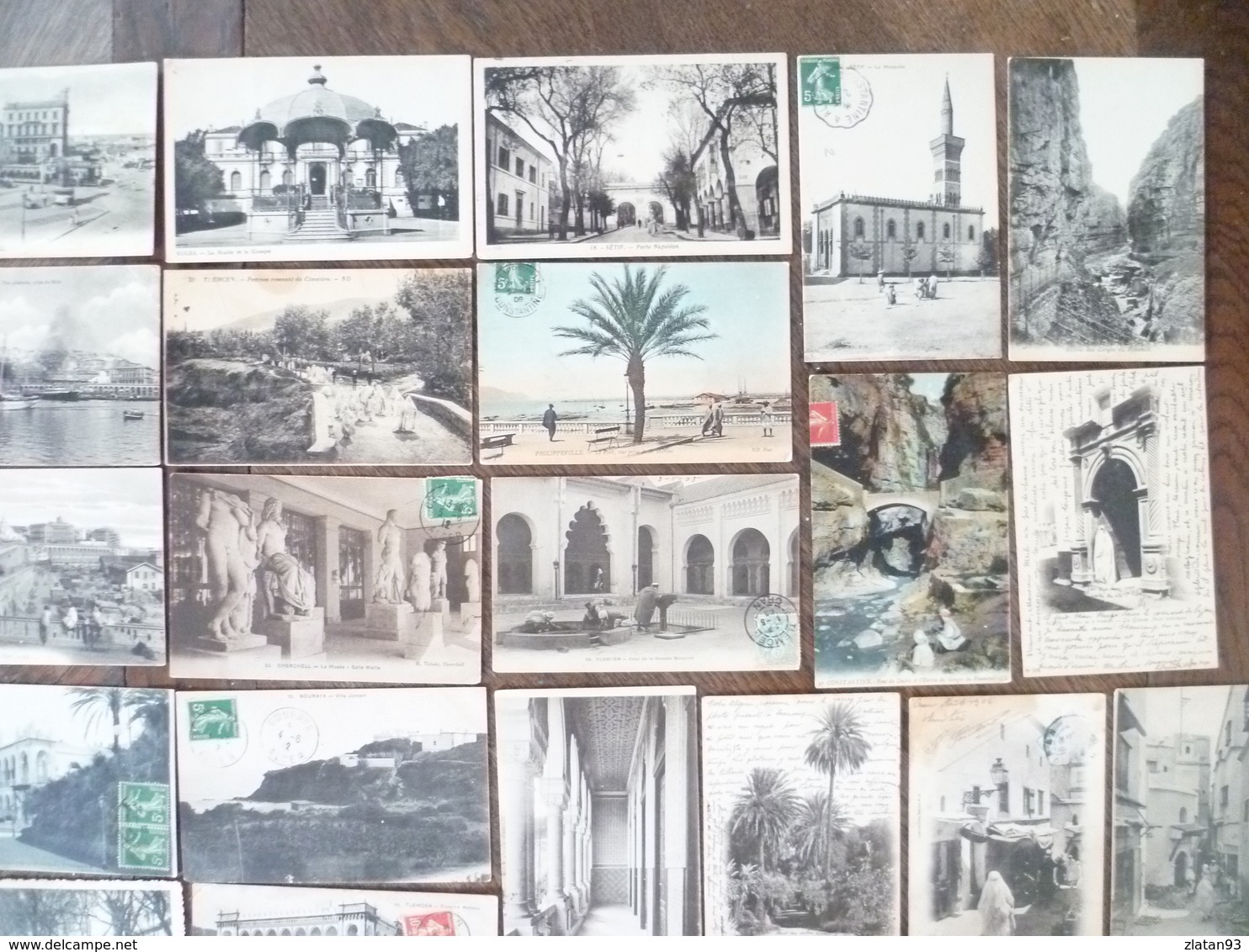 JOLI LOT 31 CARTES POSTALES D'ALGERIE SURTOUT NOIR & BLANC Et ECRITES Avec TIMBRES FRANCAIS & ALGERIEN - Sonstige & Ohne Zuordnung