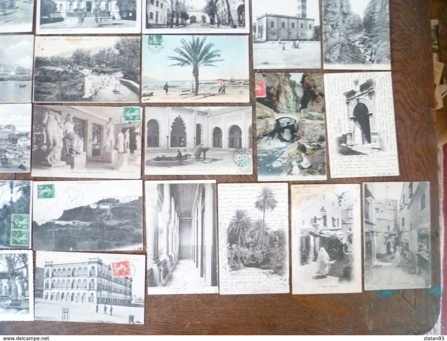 JOLI LOT 31 CARTES POSTALES D'ALGERIE SURTOUT NOIR & BLANC Et ECRITES Avec TIMBRES FRANCAIS & ALGERIEN - Sonstige & Ohne Zuordnung