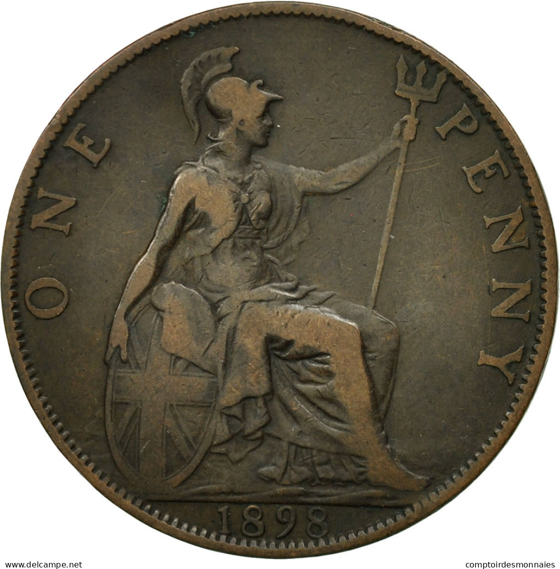 Monnaie, Grande-Bretagne, Victoria, Penny, 1898, TTB+, Bronze, KM:790 - D. 1 Penny