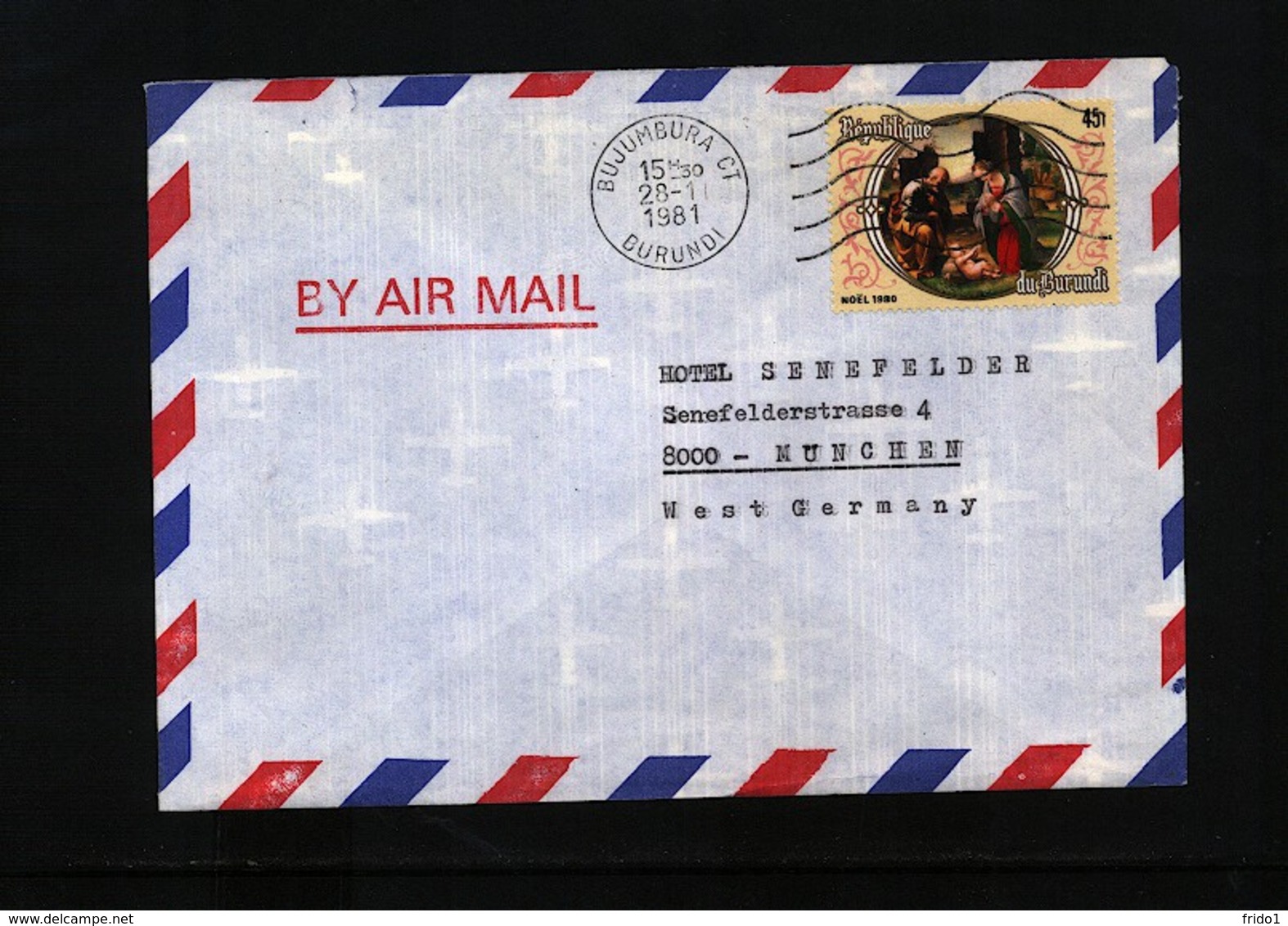 Burundi 1981 Interesting Airmail Letter - Oblitérés