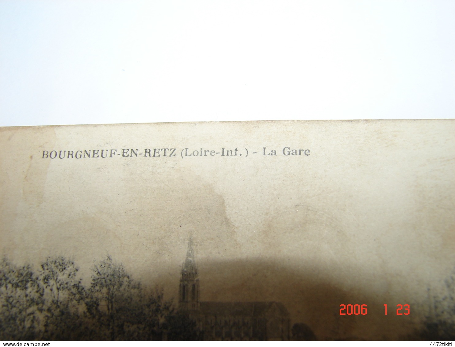 C.P.A.- Bourgneuf En Retz (44) - La Gare - 1919 - TTB (AN 24 ) - Bourgneuf-en-Retz