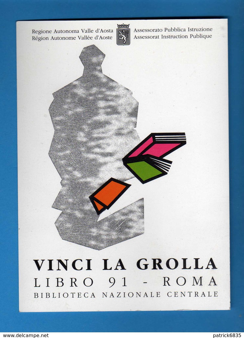 (Riz2) VINCI LA GROLLA- ROMA LIBRO 91 Biblioteca Centrale Nazionale. No Viaggiata  Vedi Descrizione. - Expositions