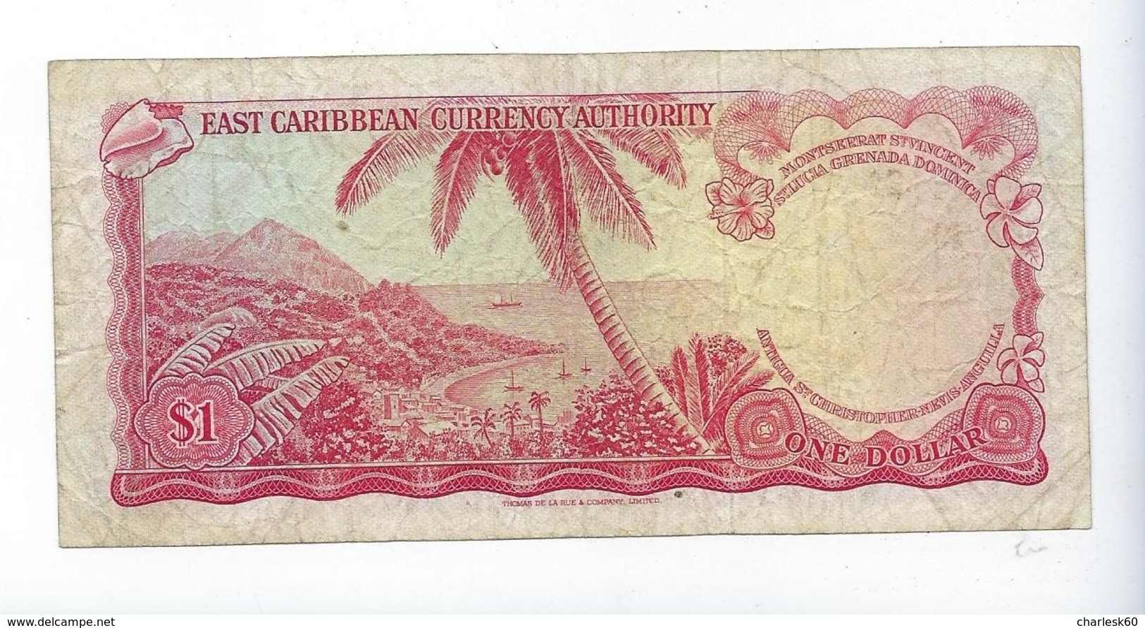 Billet East Caribbean 1 Dollar - Caraïbes Orientales